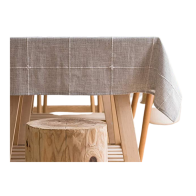 Striped Linen Tablecloth